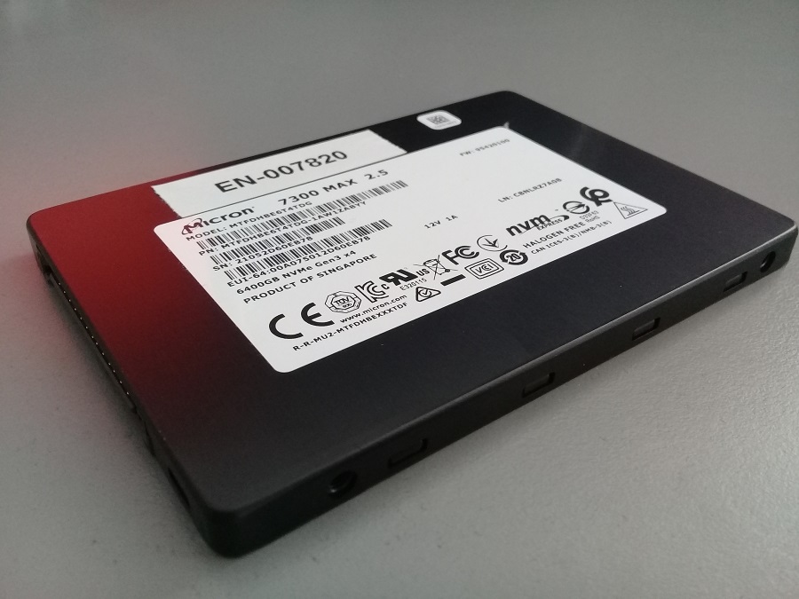 Micron NVMe 6400 GB U.2 — MTFDHBE6T4TDG
