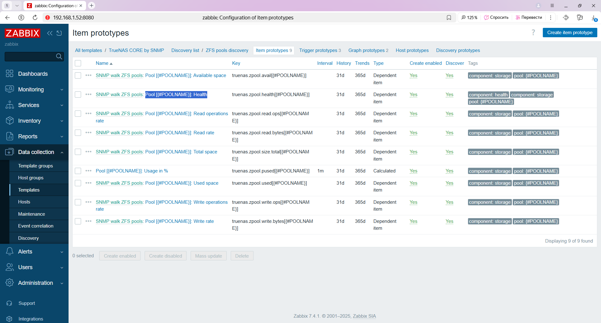 zabbix