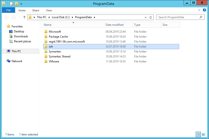 download openssh for windows server 2012