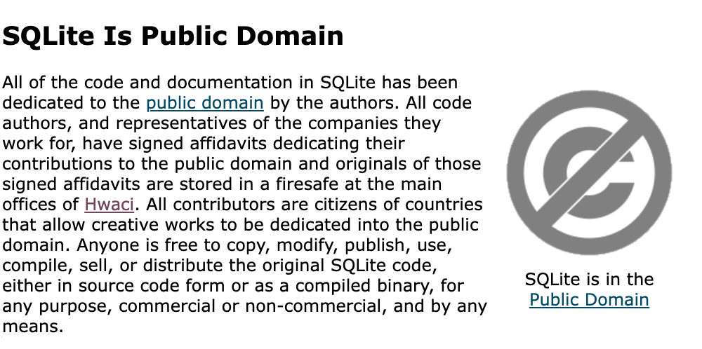 sqlite