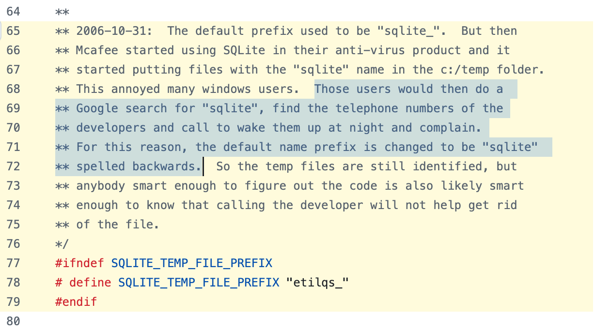 sqlite