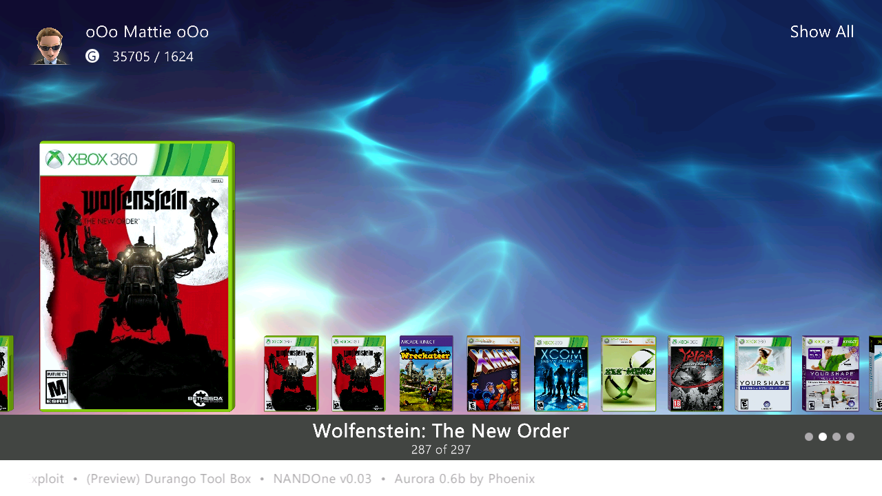 Игры для прошитого xbox 360. Xbox 360 freeboot Aurora. Оболочка Aurora для Xbox 360. Меню Aurora Xbox 360.
