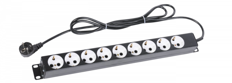 Блок силовых розеток БР-9П-Ш-9005